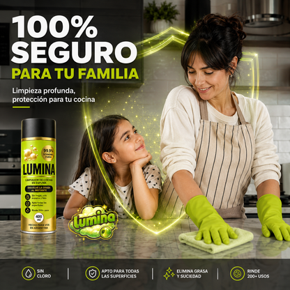 Lumina® | Desengrasa, Limpia y Deja Brillo Sin Fregar